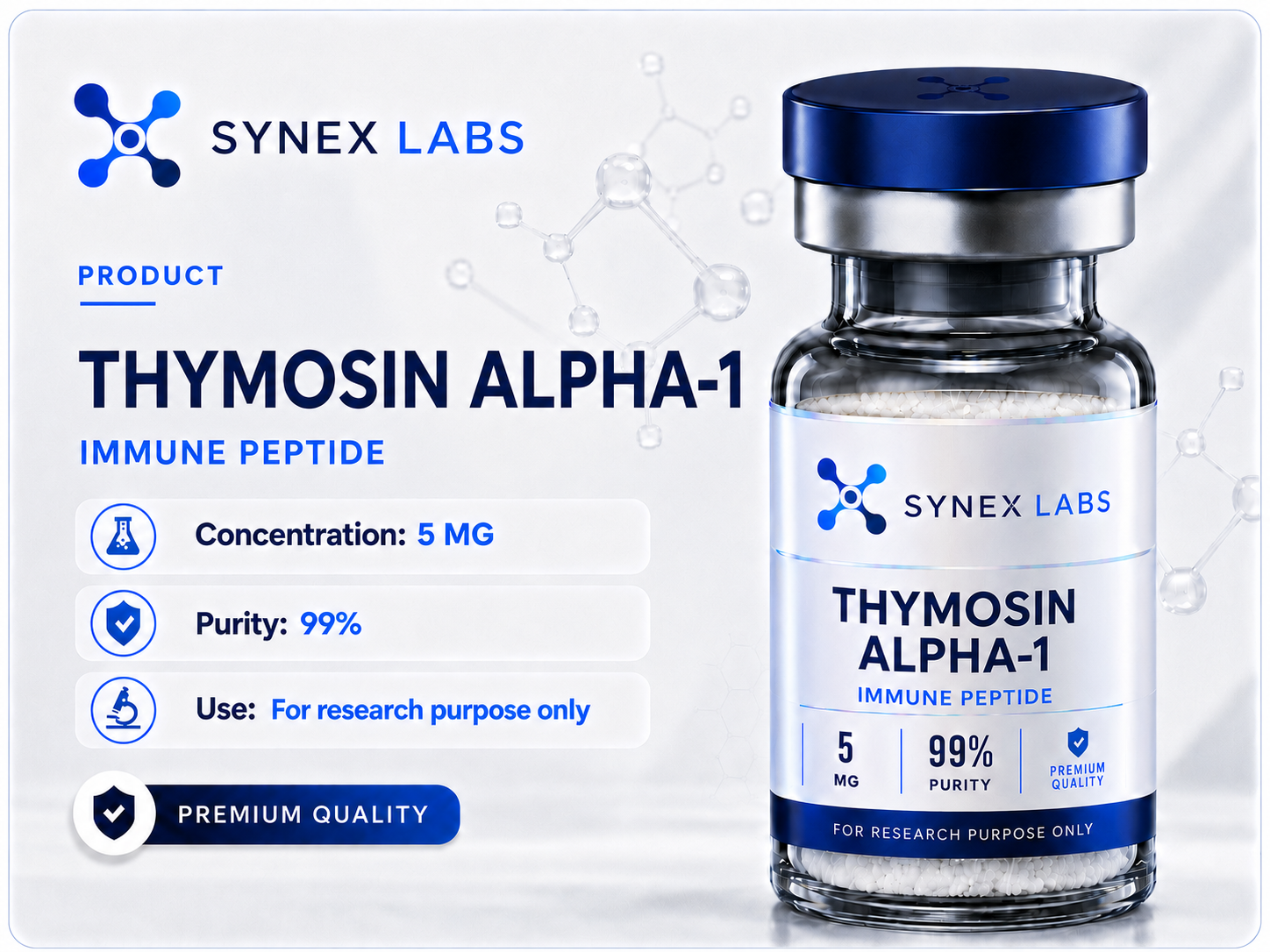 THYMOSIN ALFA-1
 – 10mg